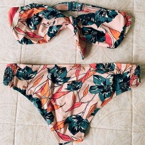 Billabong Strapless Bandeau Bikini SET